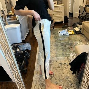 Zara Black & White Trousers